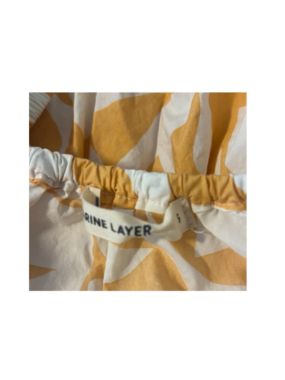 Marine Layer Marella Poplin Crop Blouse - Picture 4 of 4